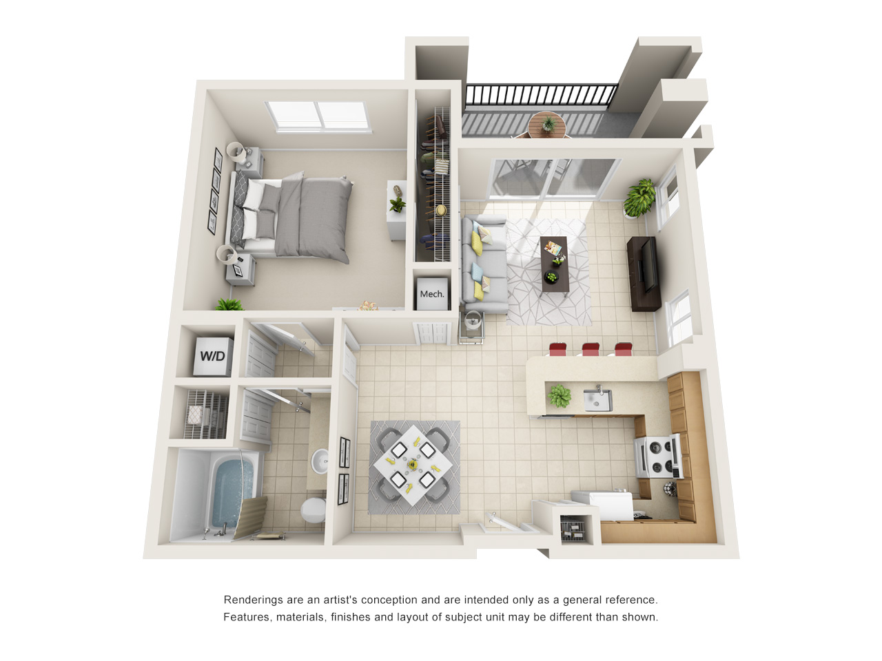 A1 - Aragon floor plan
